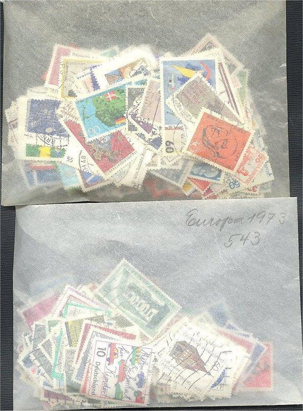 GROUP SEVERAL HUNDRED STAMPS GERMANY IN 2 ENVELOPES - Colecciones