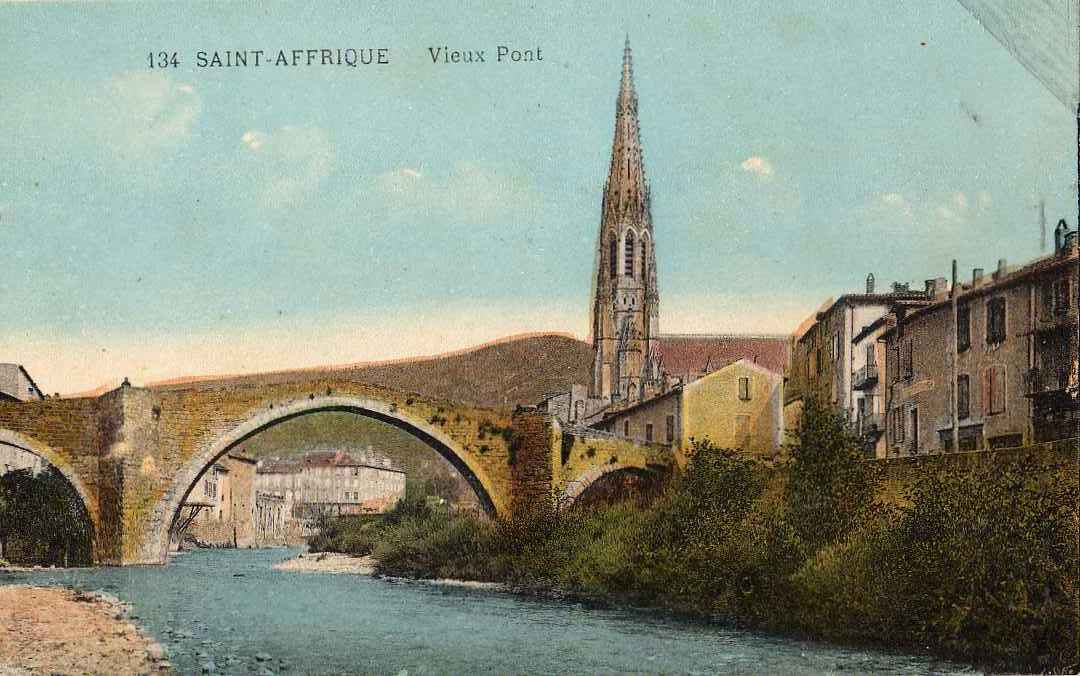 12 ST AFFRIQUE Lot De 3 Cartes Vues Générales Et Vieux Pont - Saint Affrique