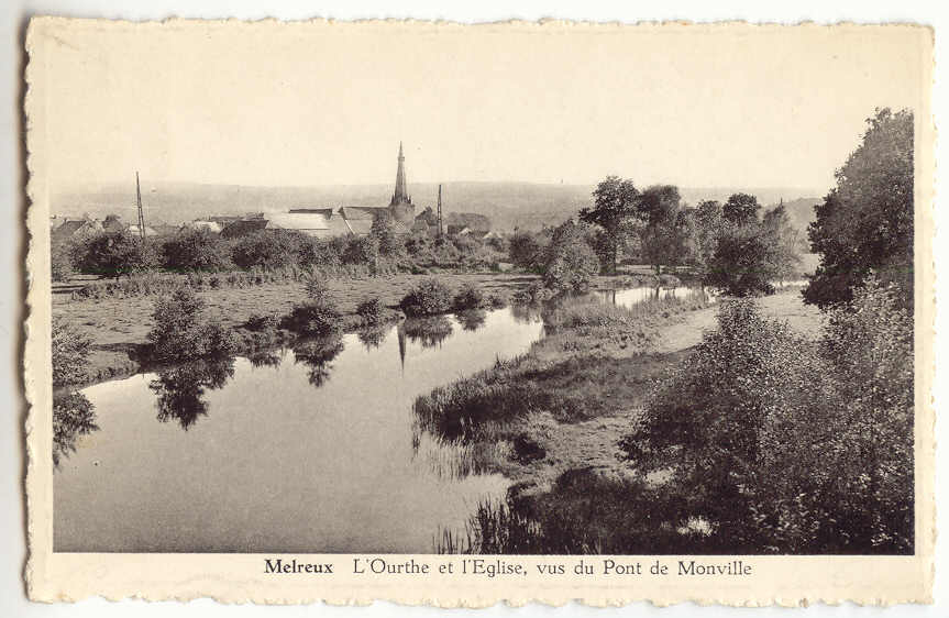 Lux18-13 - MELREUX - L´Ourthe Et L´église Vus Du Pont De Monville - Hotton