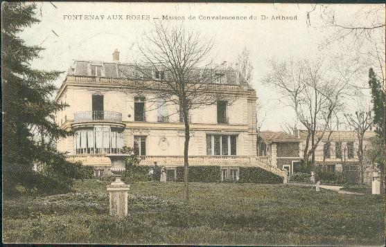 Fontenay Aux Roses Très Jolie Carte Tramée Maison De Convalescence Du DR Arthaud - Fontenay Aux Roses