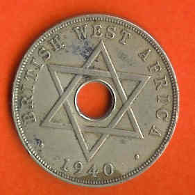 BRITISH WEST AFRICA 1940 1 Penny C085A+B - Nigeria