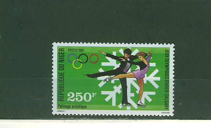 288N0044 Patinage Artistique Niger 1988 Neuf ** Jeux Olympiques De Calgary - Patinage Artistique