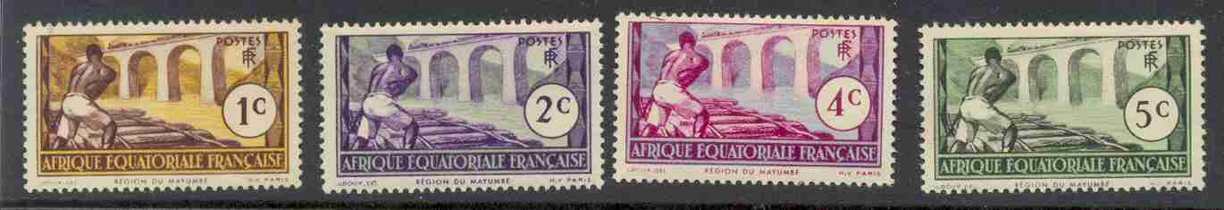 Lot Afrique Equatoriale , Voir Scan, Zie Scan ,  Postfris Met Scharnier, - Unused Stamps