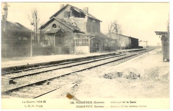 Rosières: Intérieur De La Gare (05-462) - Rosieres En Santerre