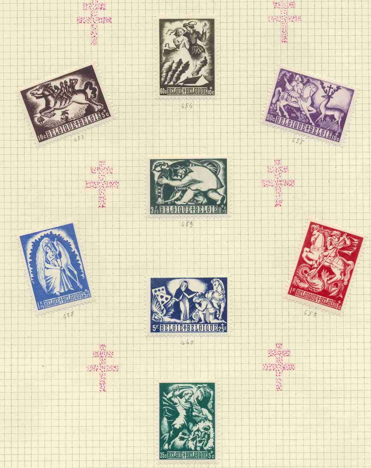 Ocb Nr : 653 - 660 * Postfris Met Scharnier, Ocb : 1.6 Euro - Unused Stamps