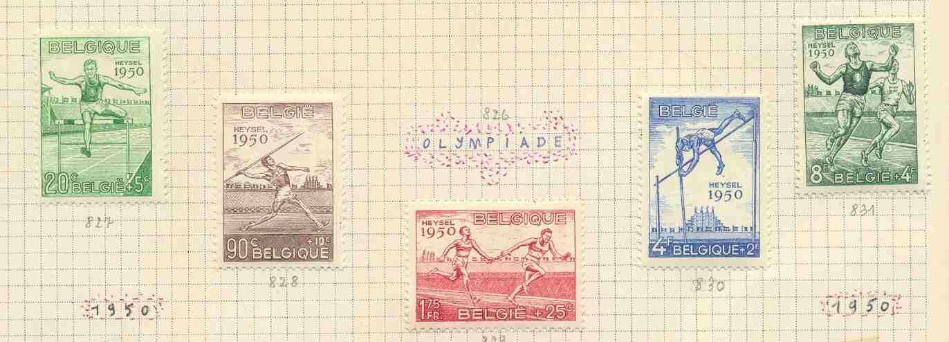Ocb Nr : 827 - 831 * Postfris Met Scharnier : Ocb : 50 Euro - Unused Stamps