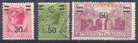 Lot N°3318   MONACO N°104 Aux N°110, Neuf Et Oblit - Sonstige & Ohne Zuordnung