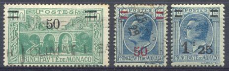 Lot N°3318   MONACO N°104 Aux N°110, Neuf Et Oblit - Sonstige & Ohne Zuordnung