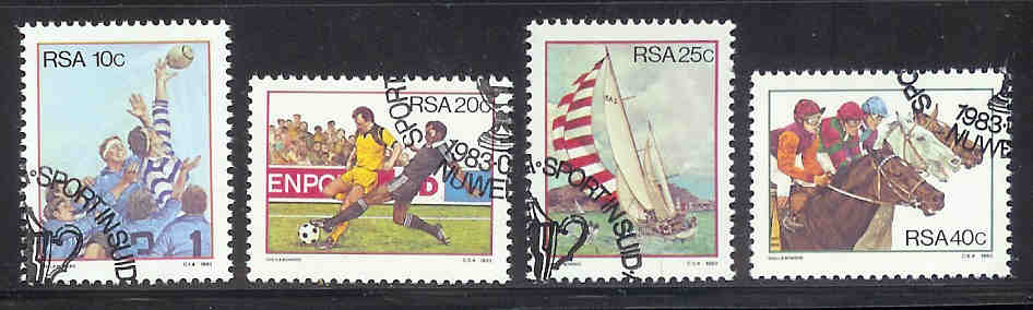 SOUTH AFRICA 1983 CTO Stamp(s) Sports 634-637 #3566 - Other & Unclassified