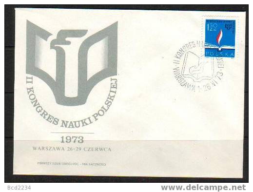 POLAND FDC 1973 200TH ANNIV OF NATIONAL EDUCATION COMMISSION SET OF 2 (2) - FDC