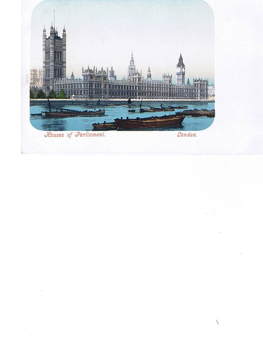 GB  LONDRES   5041  Houses Of Parliament     Carte Neuve Dos Non Séparé  1904  Litho - Houses Of Parliament