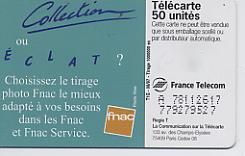 FNAC SERVICE  50u  SO3  08/97   Points Sous Le A De La Numèrotation - Variétés