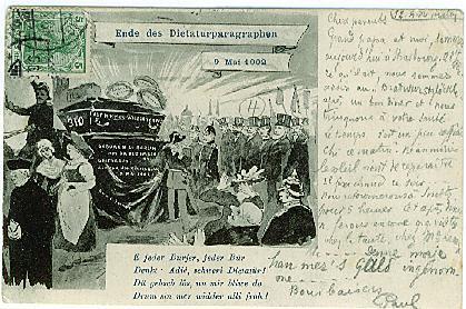 9 Mai 1902 - Ende Des Dictaurparagraphen - Evènements