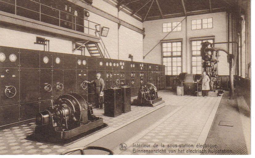 SOIGNIES    Intérieur De La Sous-station électrique - Binnenaanzicht Van Het Electrisch Hulpstation - Soignies