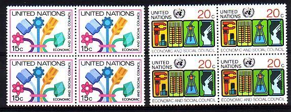 NATIONS UNIS - Bureau De New York - 332/333** Bloc De 4 Cote 6,60 Euros Depart à 10% - Unused Stamps