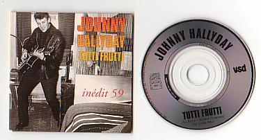J. HALLYDAY : Mini CD Promo VSD: " TUTTI FRUTTI " - Sonstige - Franz. Chansons
