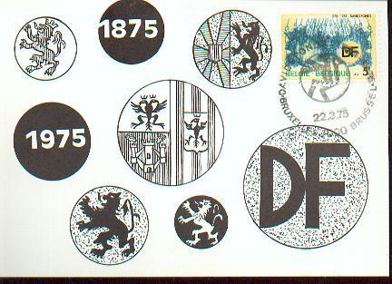 BELGIQUE CARTE MAXIMUM NUM.YVERT 1750 DAVISFONS CONNAISSANCES FLAMANDES - 1971-1980