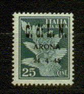 ITALIE EMISSION LOCALE ARONA Nº 24 * RRR Tirage 7 Exemp. - Ortsausgaben/Autonome A.