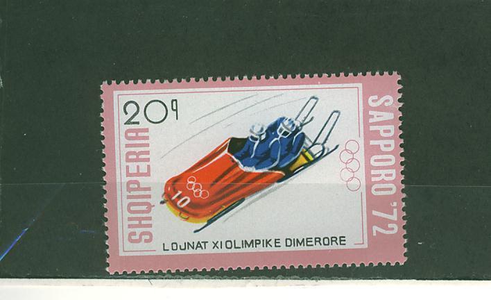 372N0040 Bobsleigh Albanie 1972 Neuf ** Jeux Olympiques De Sapporo - Wintersport (Sonstige)