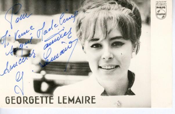 GEORGETTE LEMAIRE. Dédicacée. - Musik Und Musikanten