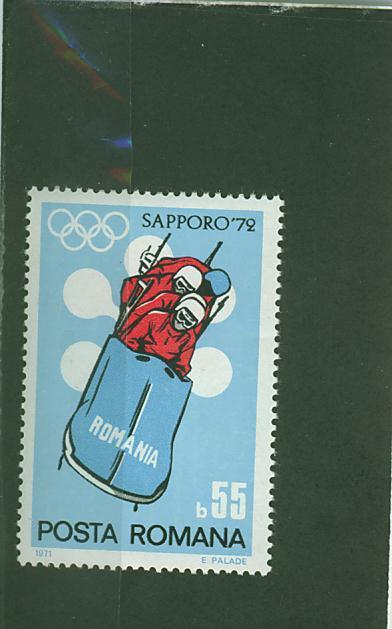 372N0076 Bobsleigh Roumanie 1972 Neuf ** Jeux Olympiques De Sapporo - Wintersport (Sonstige)
