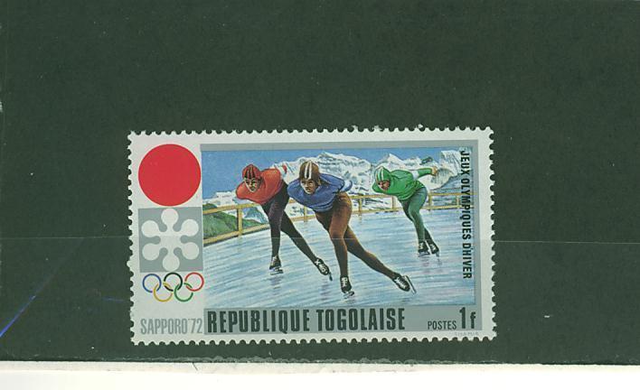 372N0139 Patinage De Vitesse Togo 1972 Neuf ** Jeux Olympiques De Sapporo - Pattinaggio Artistico