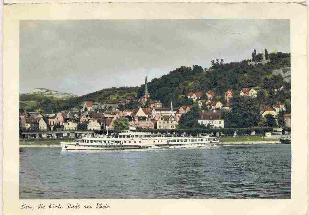 Linz 1958 , Gelopen ,used Zie Scan(d6 - 66) - Linz A. Rhein