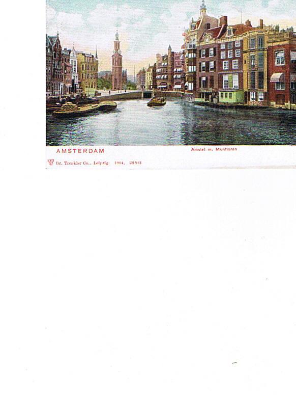 HOLLANDE     AMSTERDAM    Amstel M Munttoren  23931  Carte Neuve Dos Non Séparé 1904 - Amsterdam