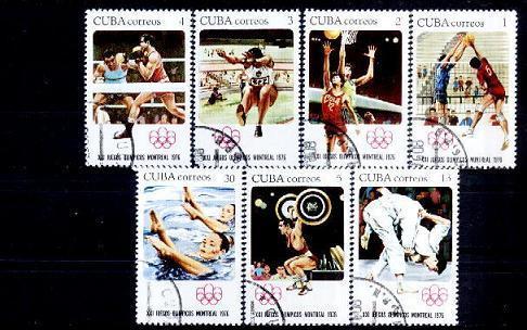 Cuba 1976 - 7v. Obliteres(d) - Used Stamps
