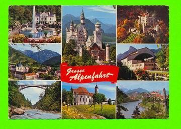 ALPENFAHRT - CARD TRAVEL - 7  Multiviews - - Füssen