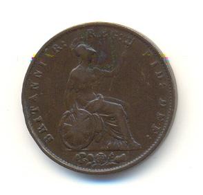 GRANDE - BRETAGNE   1/2   PENNY  1854 - C. 1/2 Penny