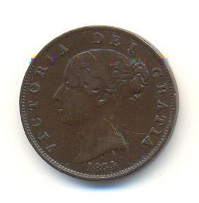 GRANDE - BRETAGNE   1/2   PENNY  1854 - C. 1/2 Penny