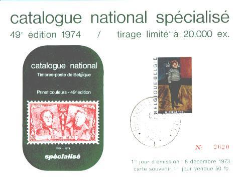 BELGIQUE - Carte Souvenir : T. 1686 - Catalogue National Spécialisé - Autres & Non Classés