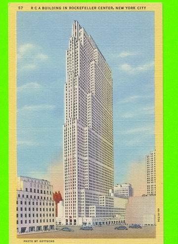 NEW YORK CITY, NY - RCA BUILDING IN ROCKEFELLER CENTER - ALFRED MAINZER - - Autres Monuments, édifices