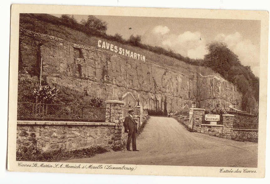 3087 - Caves St Martin - REMICH Sur Moselle - Entrée Des Caves - Remich