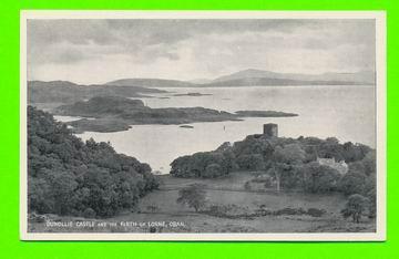 OBAN, UK  - DUNOLLIE CASTLE AND THE FIRTH OF LORNE - - Argyllshire