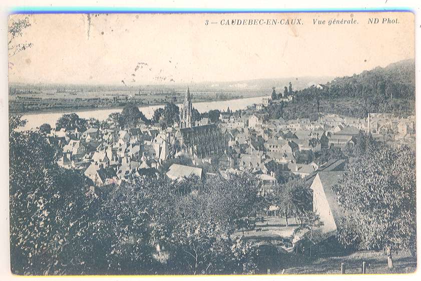 CAUDEBEC - Vue Générale - LL - Caudebec-lès-Elbeuf