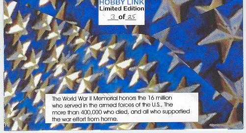 VERENIGDE STATEN VAN AMERIKA- LUXE FIRST DAY COVER- NATIONALWORLD WAR II MEMORIAL. - 2. Weltkrieg
