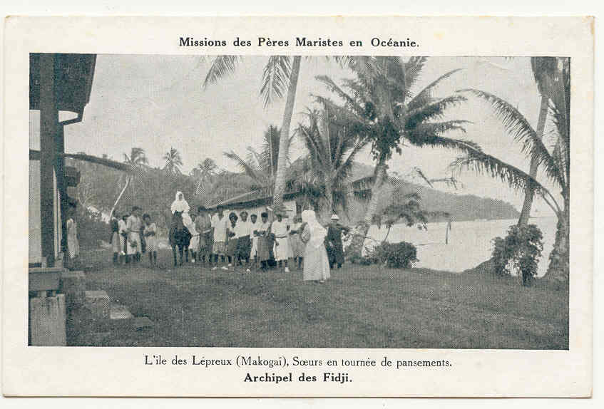 Ile De Lepreux . MAKOGAÏ  .archipel De FIDJI.Souers En Tournée De Pansements . Rare - Fiji