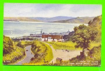 LARGS, NORTH AYRSHIRE - FIRTH OF CLYDE FROM HAYLIE BRAE - ANIMATED - TRAVEL IN 1953 - - Ayrshire