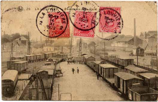 La Louvière: Panorama De La Gare, Station - Gares - Sans Trains