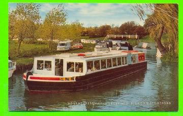 BISHOP´S STORTFORD - SHIP -  ADVENTURESS HALLINGBURY MILL - ANIMATED  SHIP,CARS - - Hertfordshire