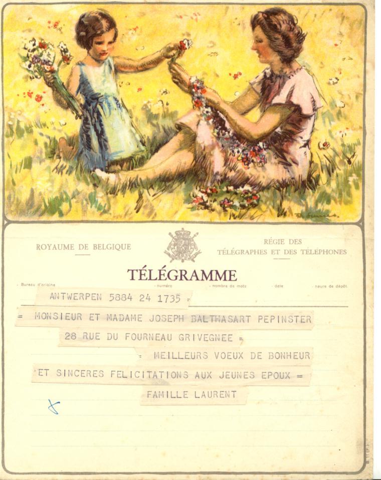 Belgique Télégramme Illuste ... Nature - Autres & Non Classés