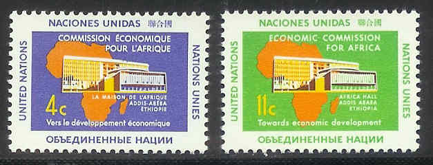 UNO New York 1961 MNH Stamp(s) Africa Econ. Comm 109-110 #3829 - Sonstige & Ohne Zuordnung