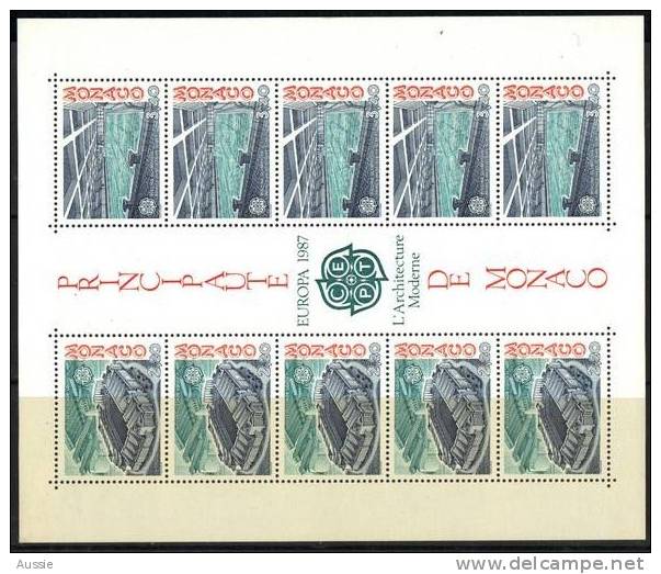 CEPT 1987 Monaco Yvertnr Bloc 37 *** MNH Cote 31 Euro - 1987