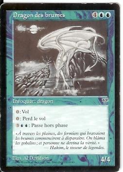 Dragon Des Brumes - Cartas Azules