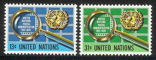 UNO New York 1976 MNH Stamp(s) Postal Service 299-300 #3901 - Otros & Sin Clasificación