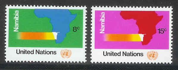 UNO New York 1973 MNH Stamp(s) Namibia 260-261 #3889 - Sonstige & Ohne Zuordnung