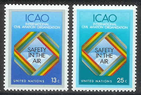 UNO New York 1978 MNH Stamp(s) ICAO 322-323 #3909 - Andere & Zonder Classificatie