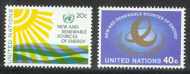 UNO New York 1981 MNH Stamp(s) Renewable Energy 371-372 #3922 - Andere & Zonder Classificatie